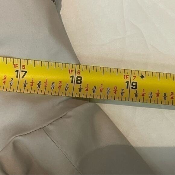 Anthropologie Luii Tan Ruched Zippered Neutral Versatile Jacket NWOT Size S - Picture 12 of 13